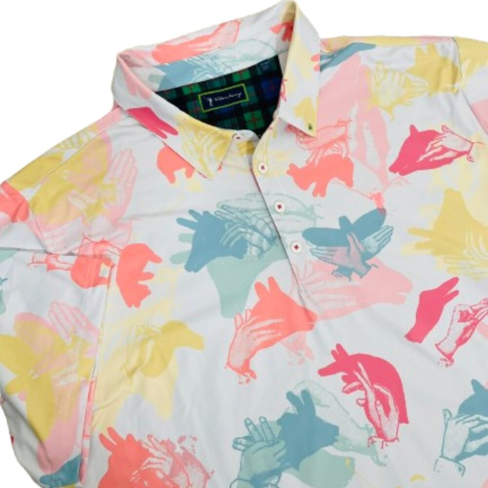 William Murray ''Happy Hands Club'' Golf Polo Shirt SIze XXL Worn Once